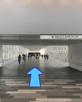 渋谷駅中央改札からの道順3