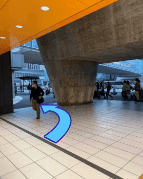 銀座線・明治通り方面口からの道順2